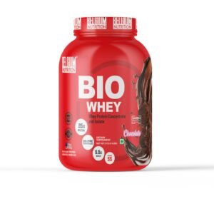 Belgium nutrition bio whey protein 25gm protein per serving with digestive enzymes